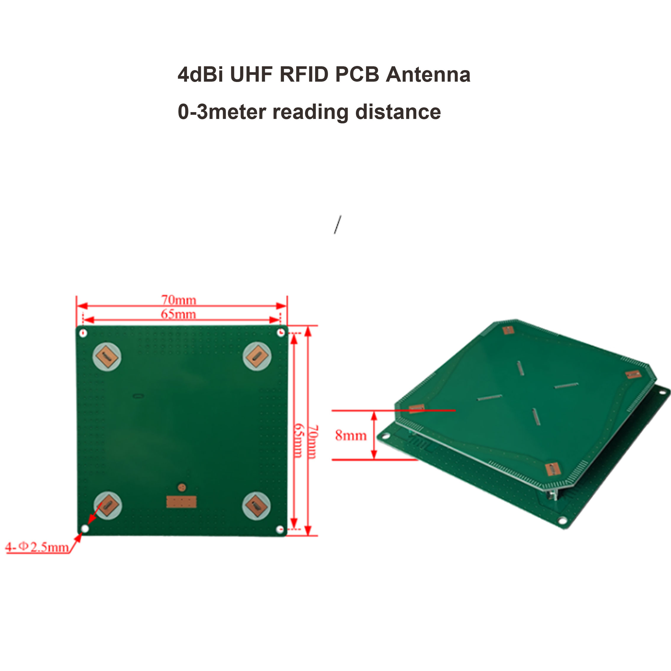 5dbi RFID UHF Circularly polarized Antenna For RFID Reader