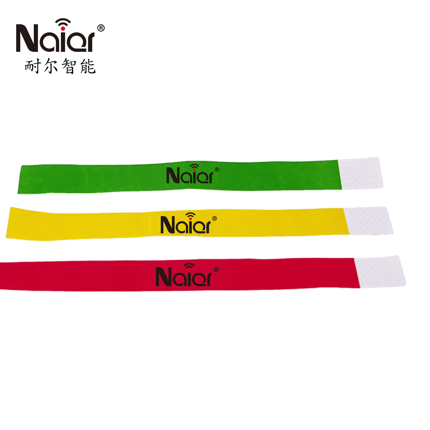 HF/UHF Disposable Tyvek Paper Wristband