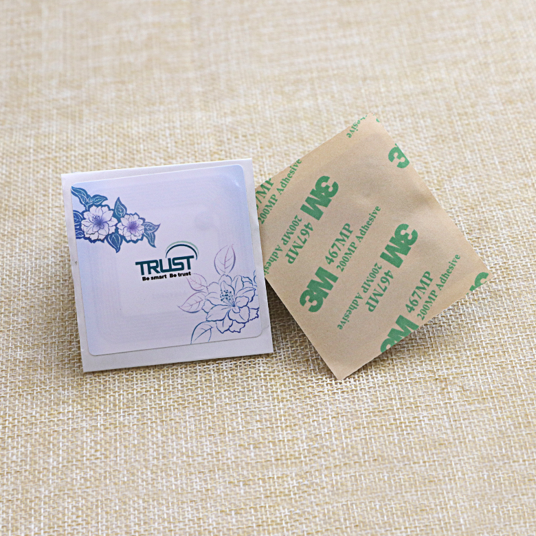 50x50MM ISO15693  ICODE SLIX Library Sticker Tag