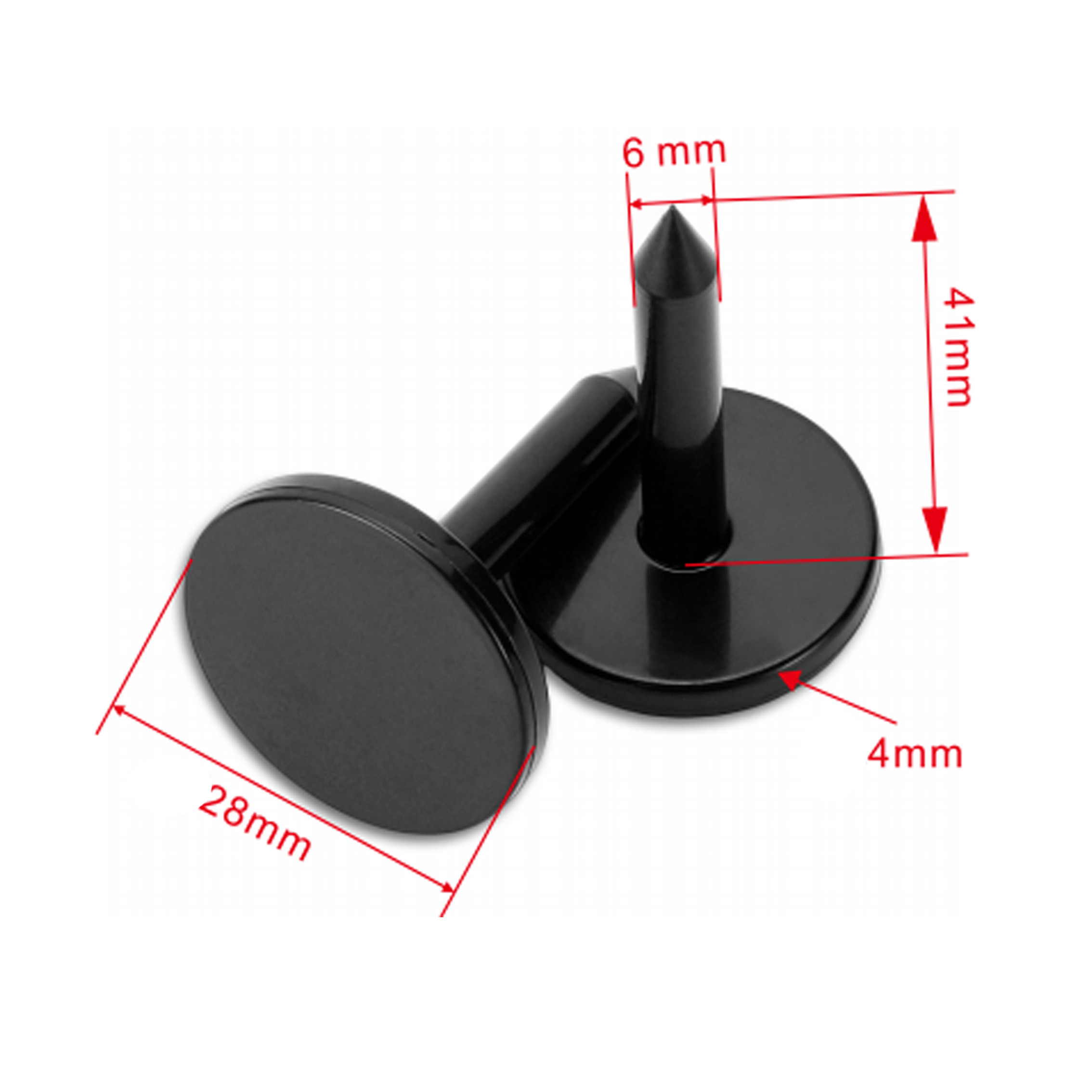 ISO15693 ICODE SLIX  RFID Nail Tag for Forestry Management