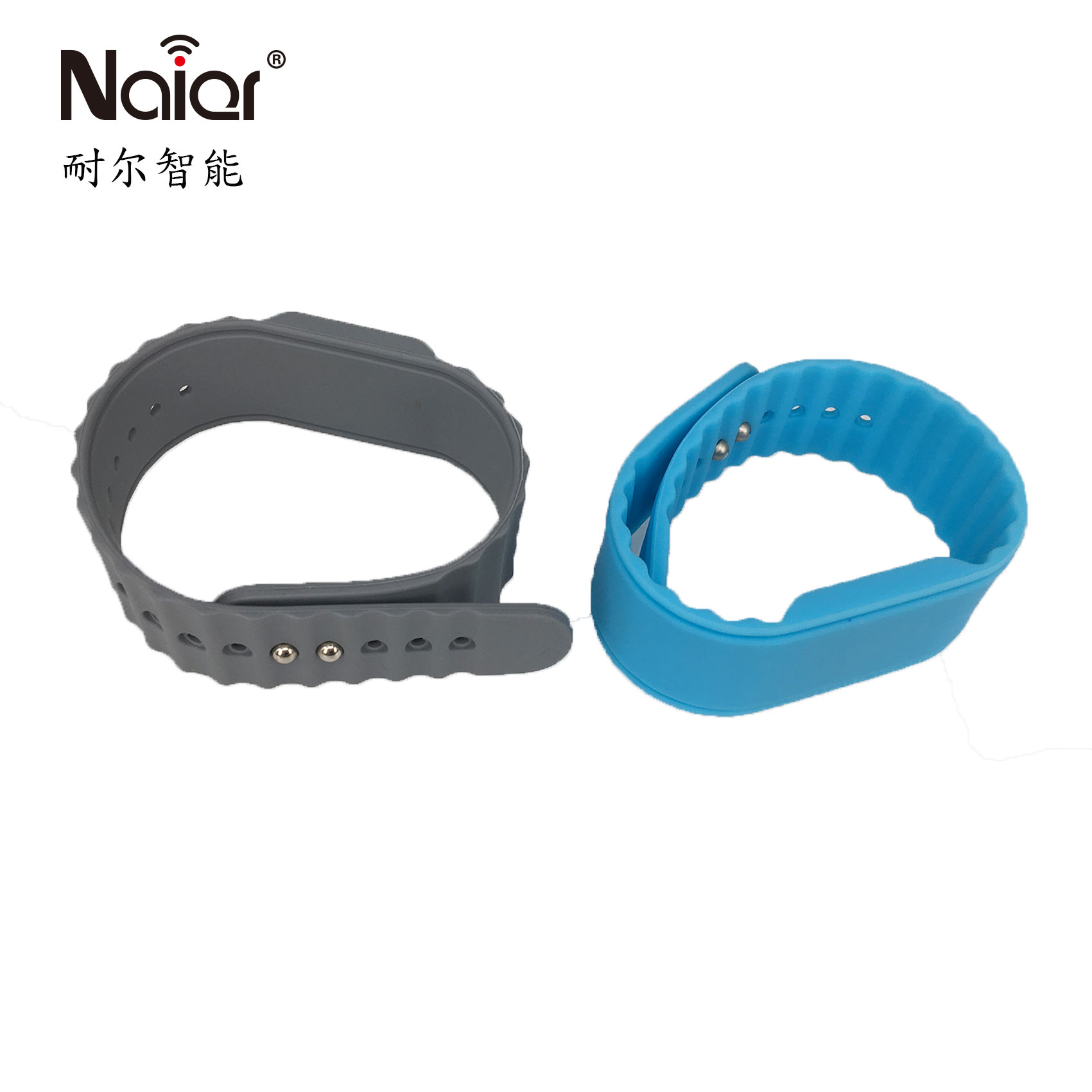 Customized Adjustable  RFID Silicone wristband LF/HF/UHF